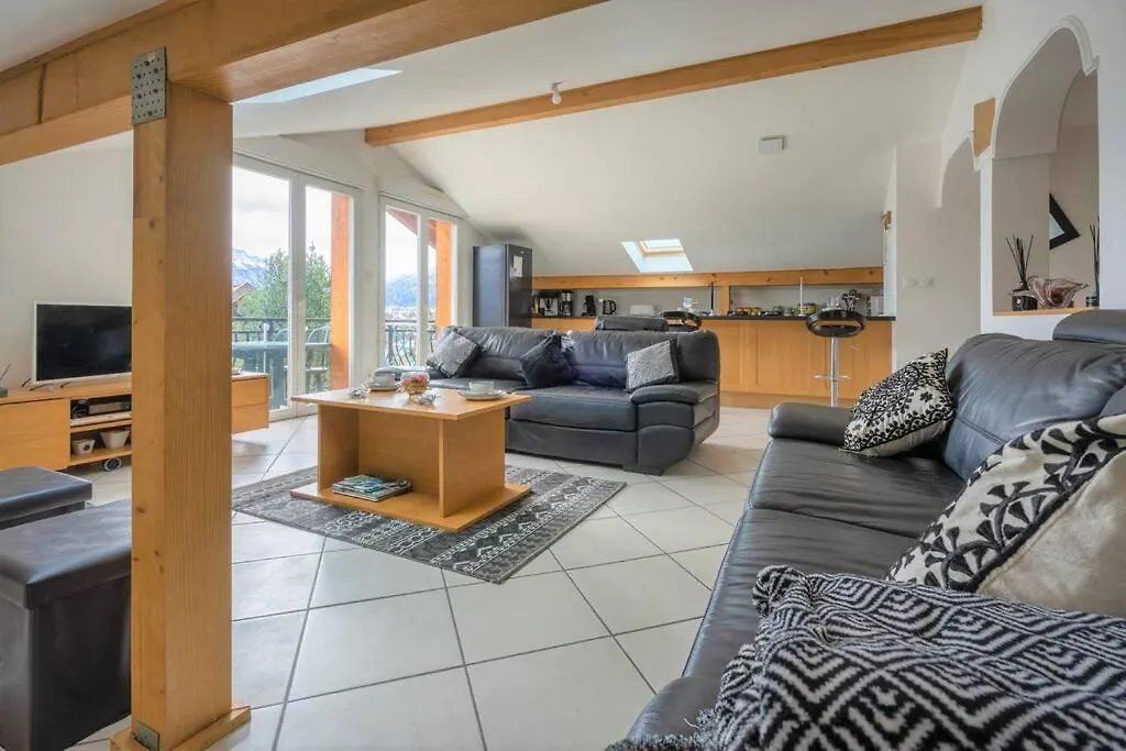 Apartman Cabana & Panorama Lac Annecy -Parking & Terrasse Sévrier